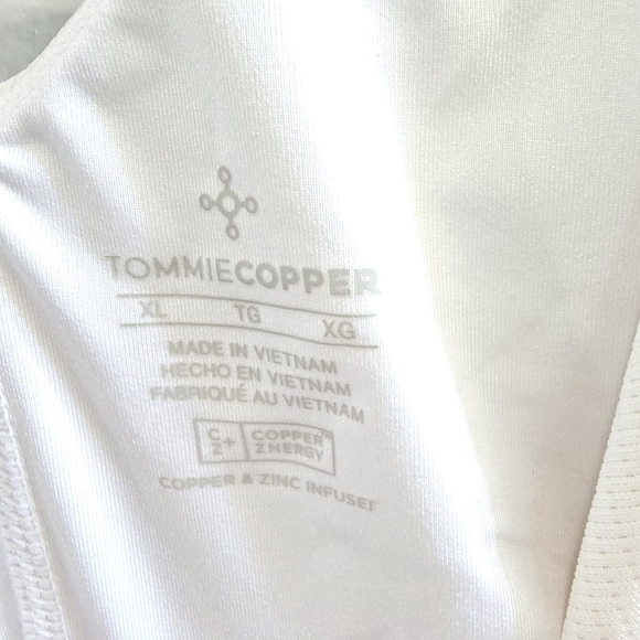Tommie Copper white sports bra size XL like new - Picture 3 of 3
